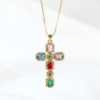 collier croix baroque